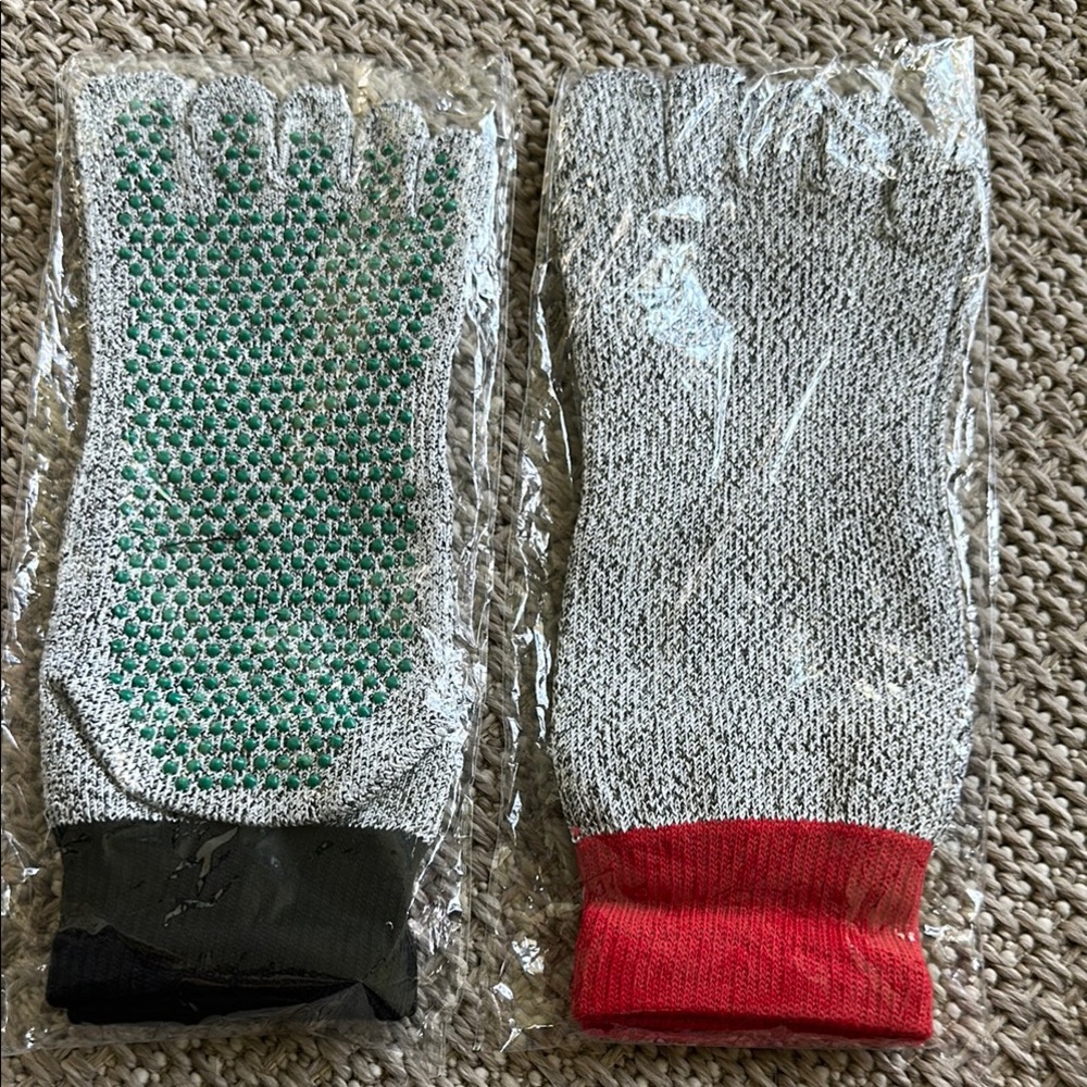 5 Toe High Quality Cut Resistant Socks Non Slip Trekking Stockings
